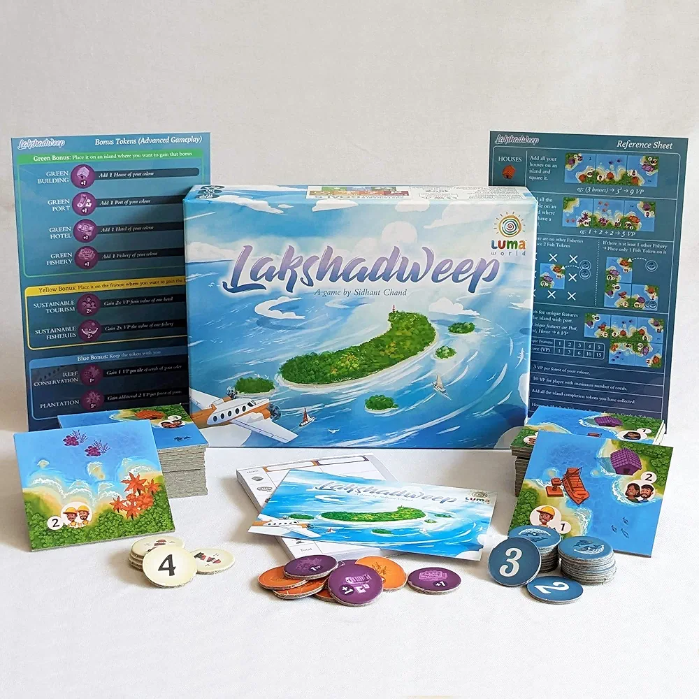 Luma World Lakshadweep 2-Player Strategy Board Game