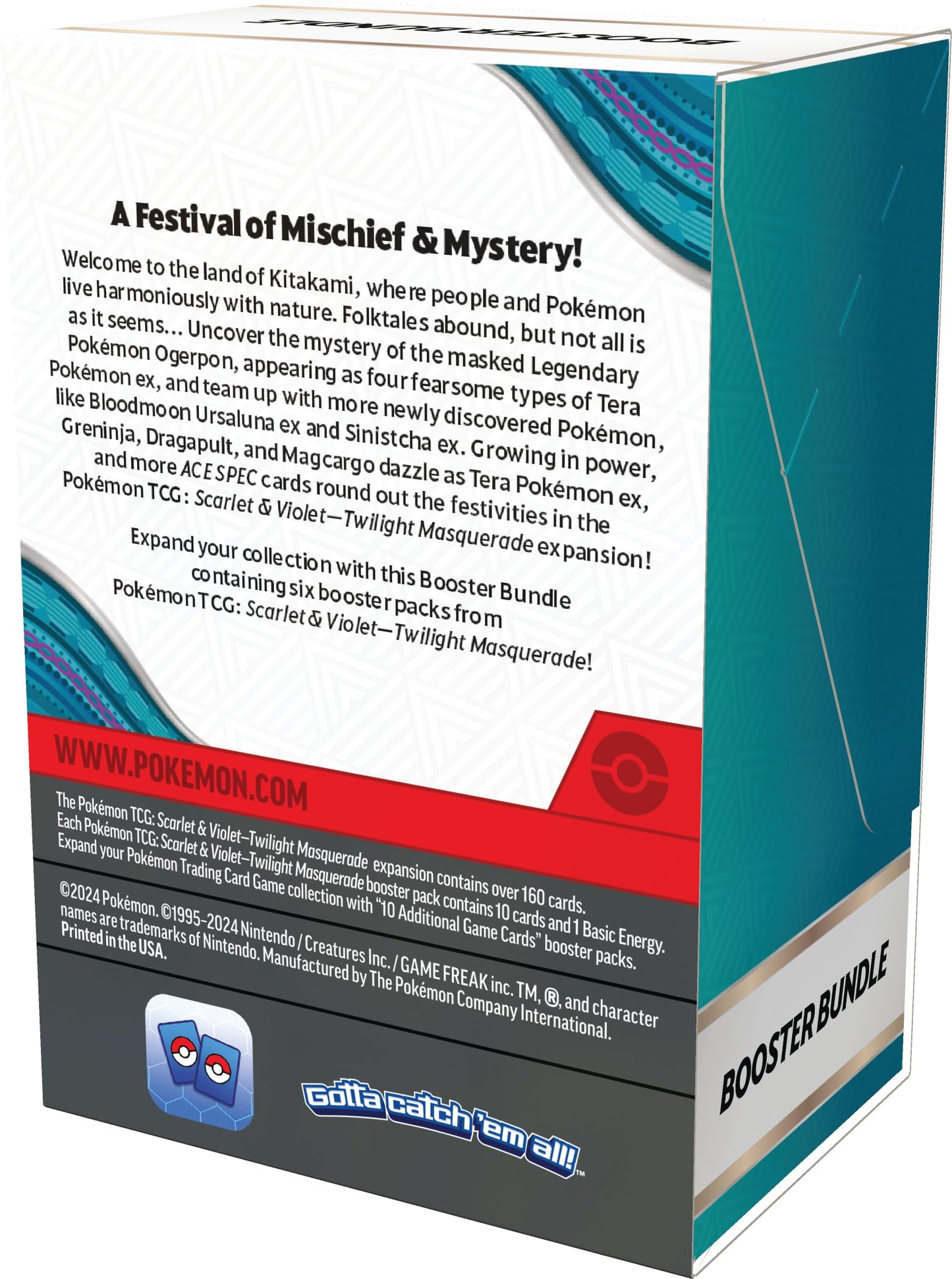 Pokémon TCG: Scarlet & Violet—Twilight Masquerade Booster Bundle (6 Boosters)