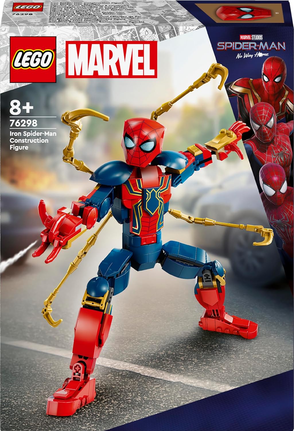 LEGO Super Heroes Marvel Iron Spider-Man Construction Figure 76298(303 Pieces)