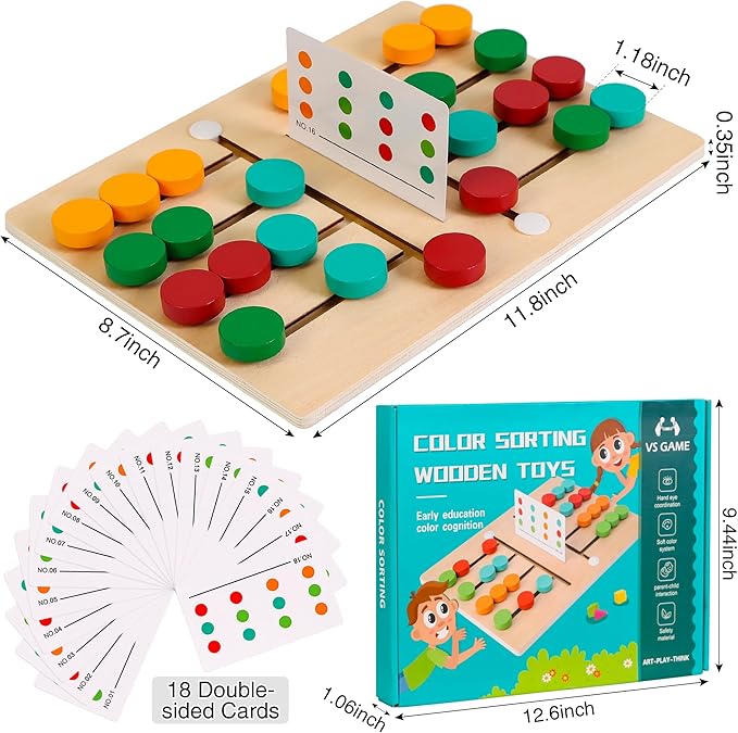 Color Matching Game Montessori Road Trip Activities
