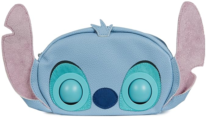 Purse Pets, Disney Stitch Interactive Pet Toy and Shoulder Bag with Over 30 Sounds and Reactions, Cross-Body Bag, Kids’ Toys for Girls
