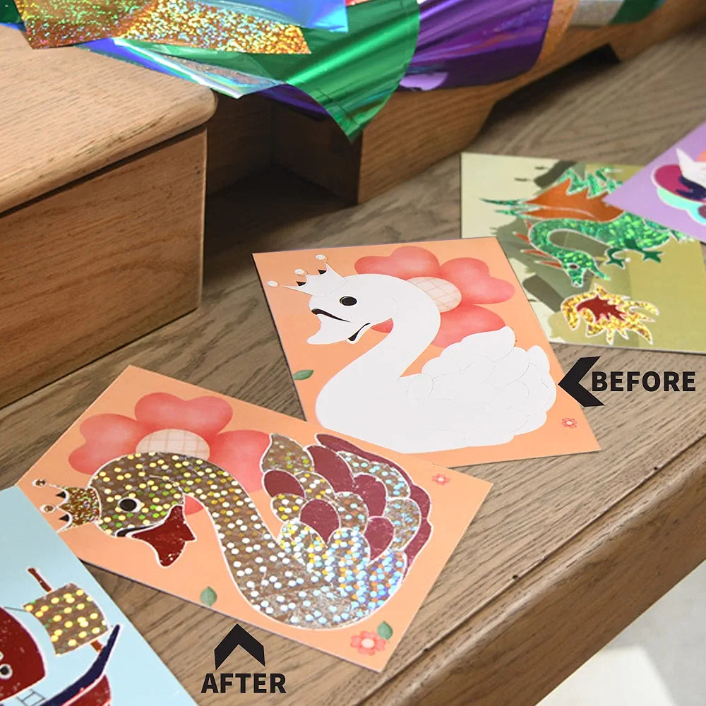 Chalk and Chuckles Art and Craft Kit Magical World Theme Pictures