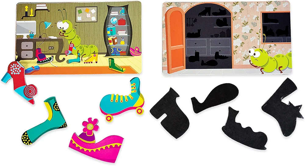 Chalk and Chuckles Caterpillar Clutter, Memory Matching Card Game