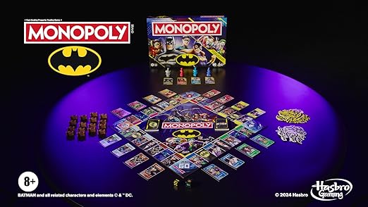 Monopoly Batman Edition Board Game | Monopoly Game for Batman Fans