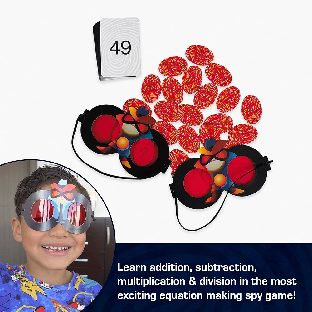 Chalk and Chuckles Super Math Spy Board Game