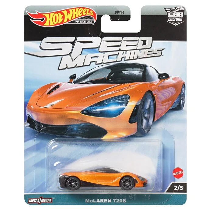 Premium Hot Wheels Speed Machines - Mclaren 720s