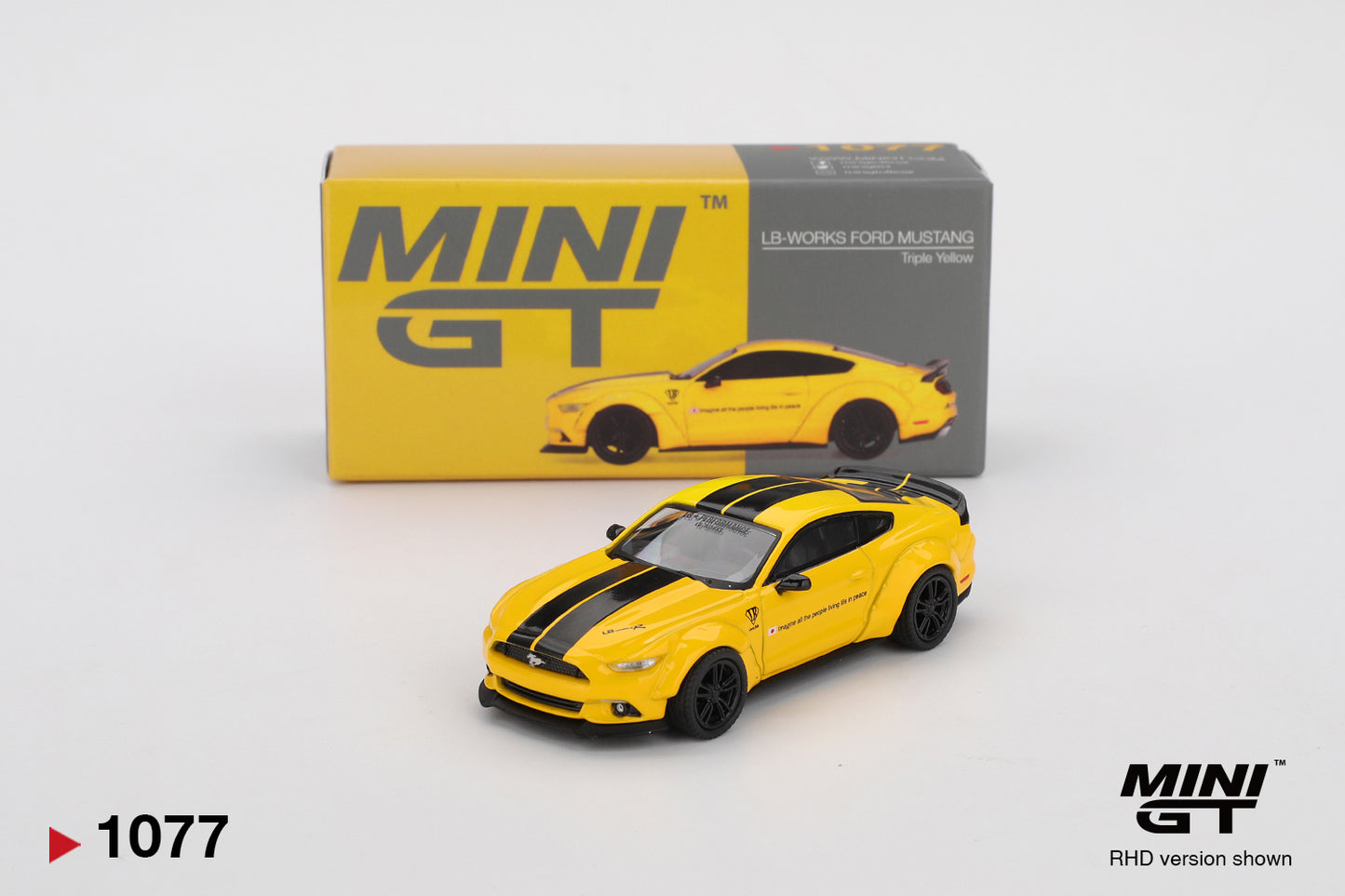 Mini Gt LB-WORKS FORD MUSTANG Triple Yellow