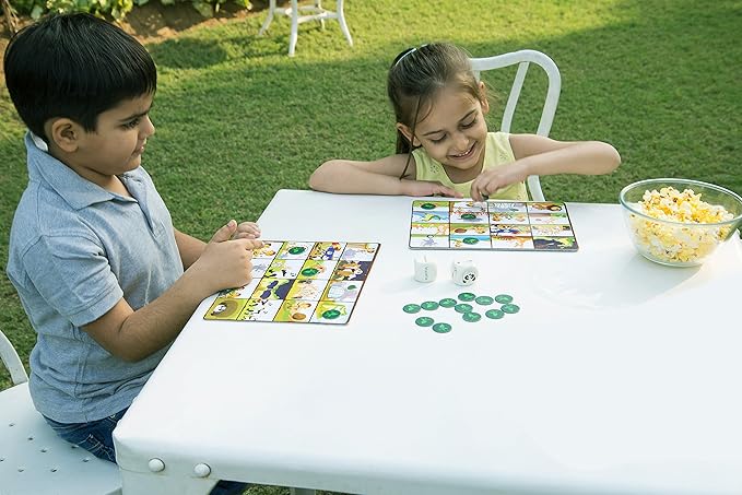 Chalk and Chuckles A Day in The Jungle Picture Bingo Game