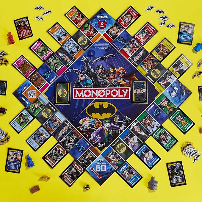 Monopoly Batman Edition Board Game | Monopoly Game for Batman Fans