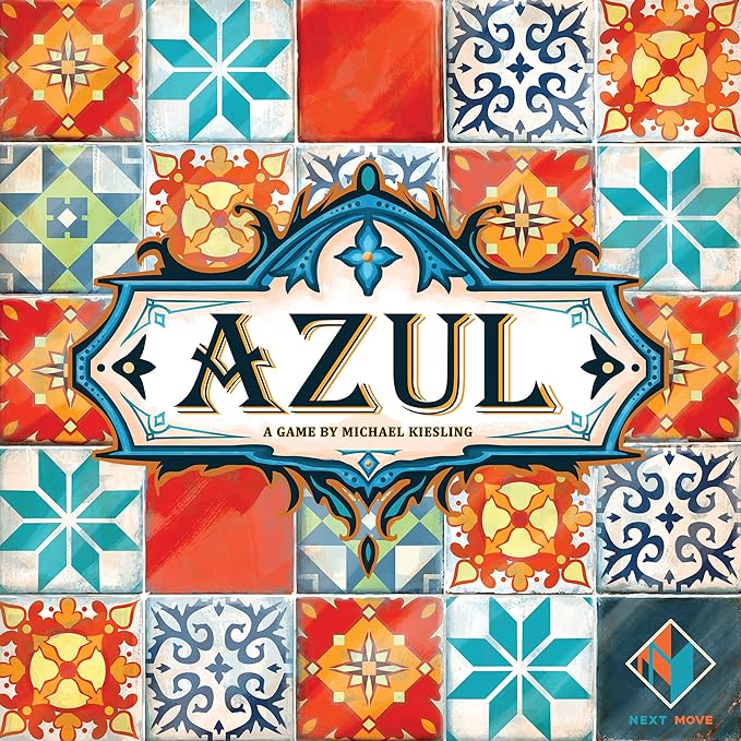 Azul Board Strategic Tile-Placement Game for Family Fun