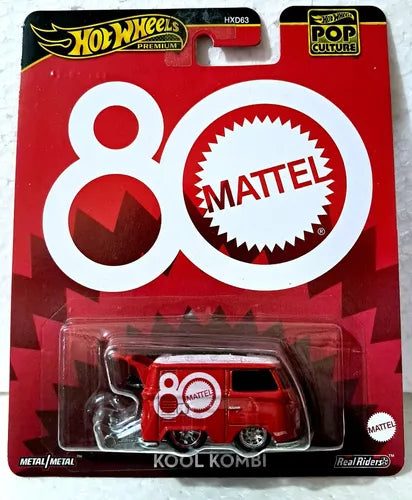 Premium Hot Wheels Pop Culture 2025 Kool Kombi Mattel 80th Anniversary