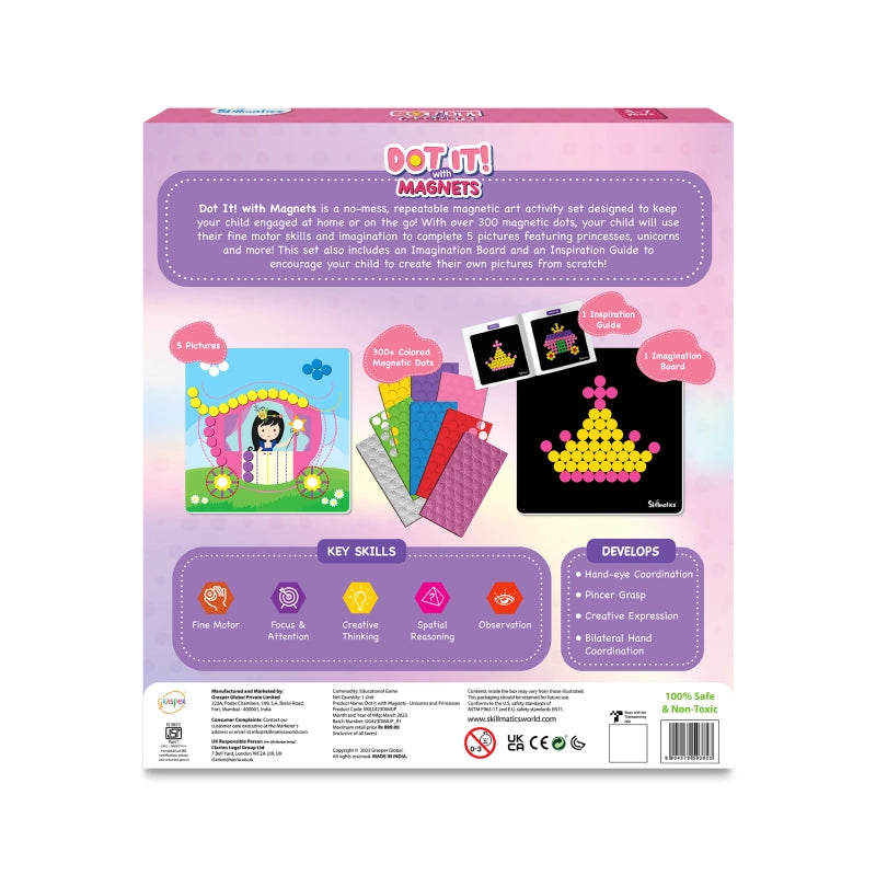 SkillMatics Dot It with Magnets - Unicorns & Princesses