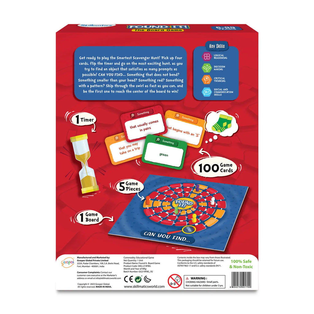 Found It Board Game | Smart scavenger hunt