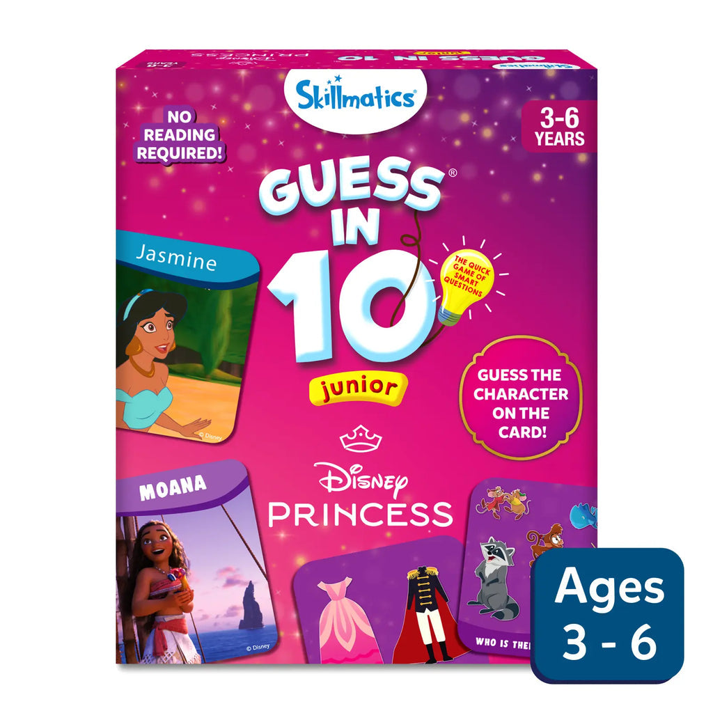 Guess in 10 Junior: Disney Princess | Trivia card game