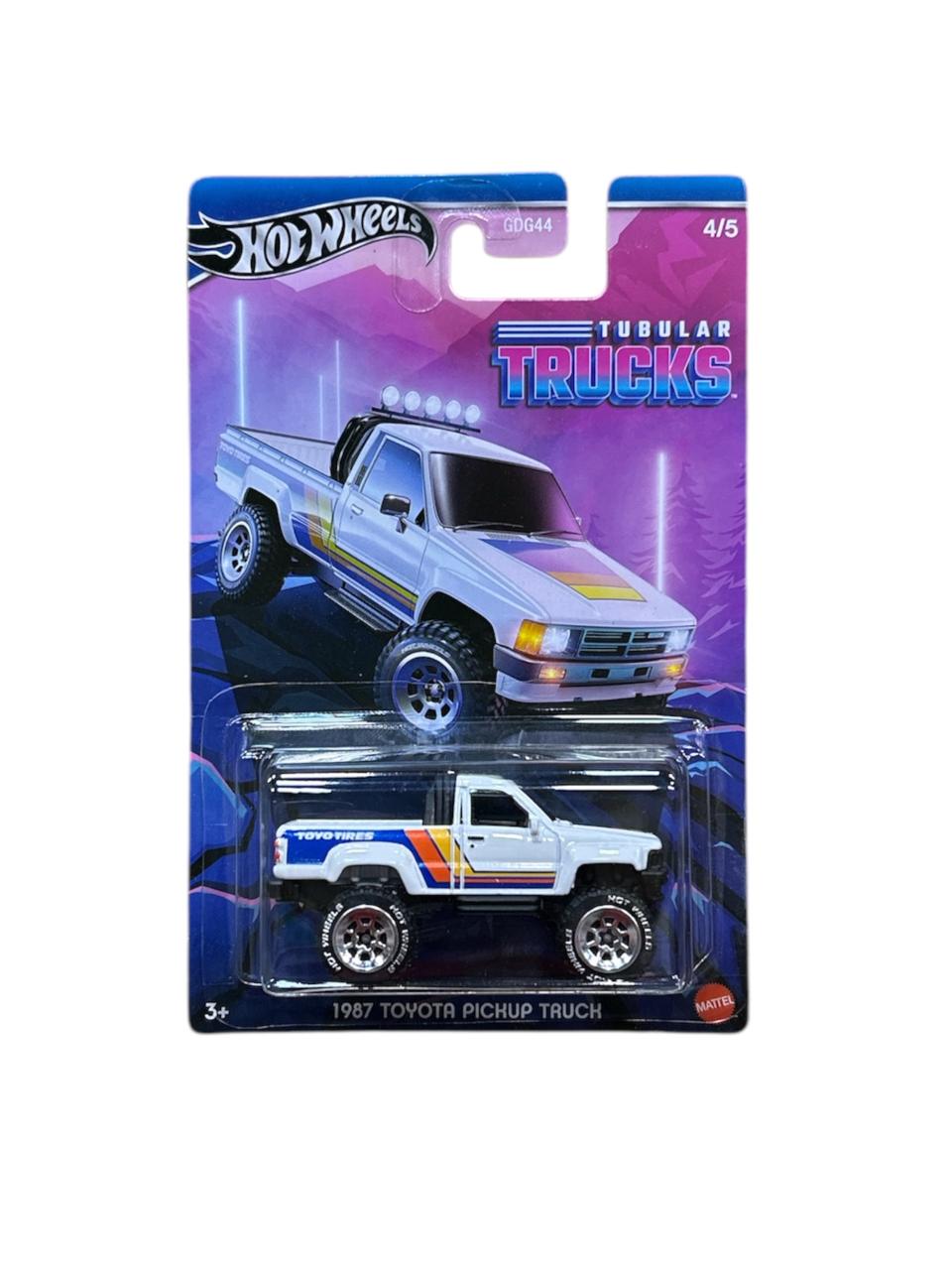 Hot Wheels 1987 Toyota Pickup Truck, Tubular Trucks 4/5