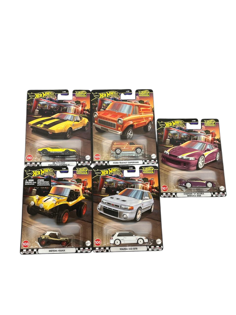 Hotwheels Premium Boulevard Set Of 5