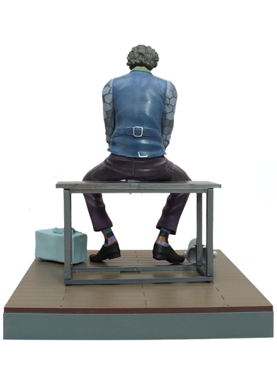 Joker Health Ledger Sitting Figure Desktop Model Ornamnet ( About 26.5cm High)