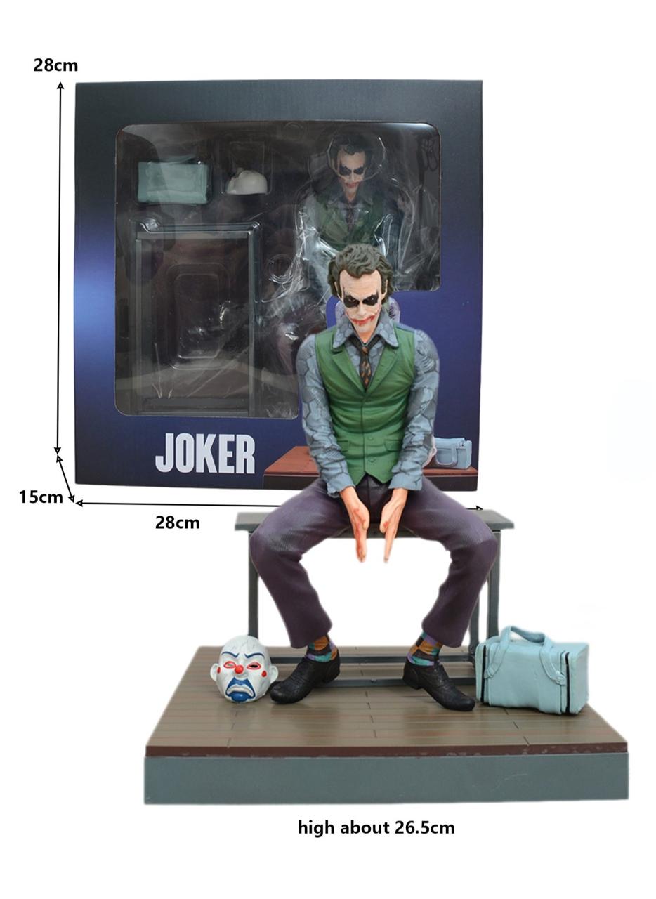 Joker Health Ledger Sitting Figure Desktop Model Ornamnet ( About 26.5cm High)