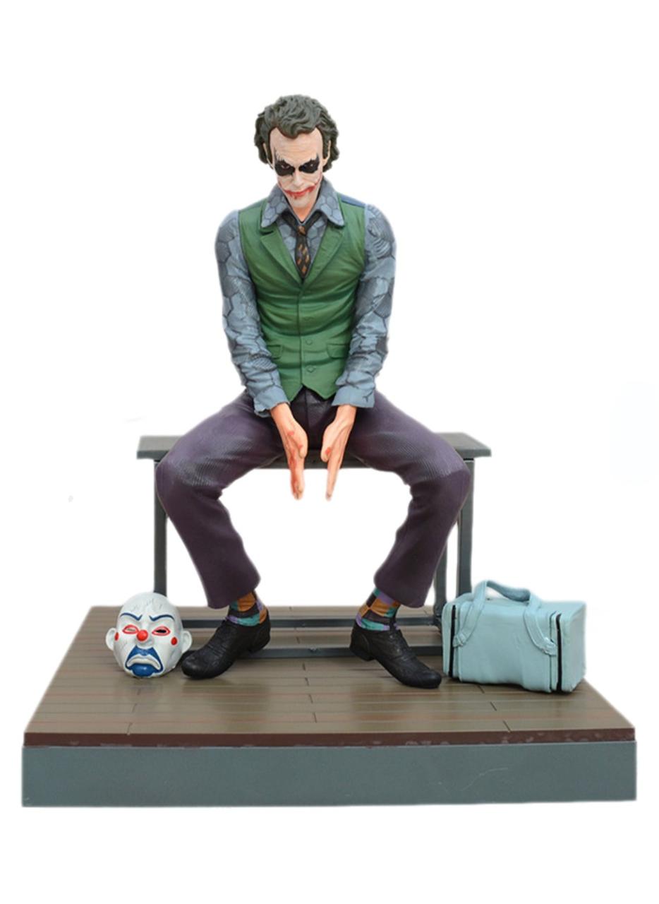Joker Health Ledger Sitting Figure Desktop Model Ornamnet ( About 26.5cm High)