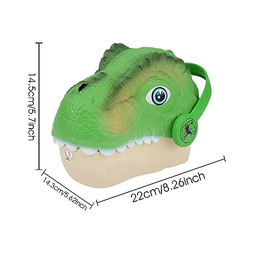 TOYARTSY Dinosaur Head Pouch Kit - Dinosaur Toy Animal Toys Storage Bag, Realistic and Fun Kids Dinosaur Sling Bag for Children's Day Christmas Winwon