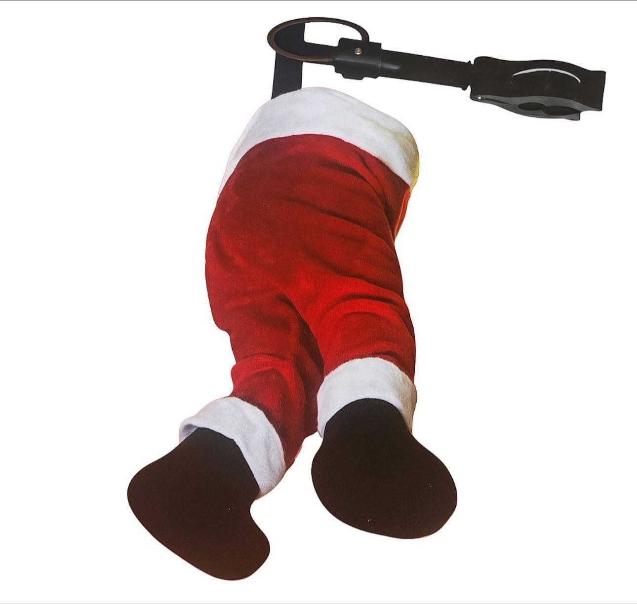 Animated Santa's Kicking Legs Christmas Decoration