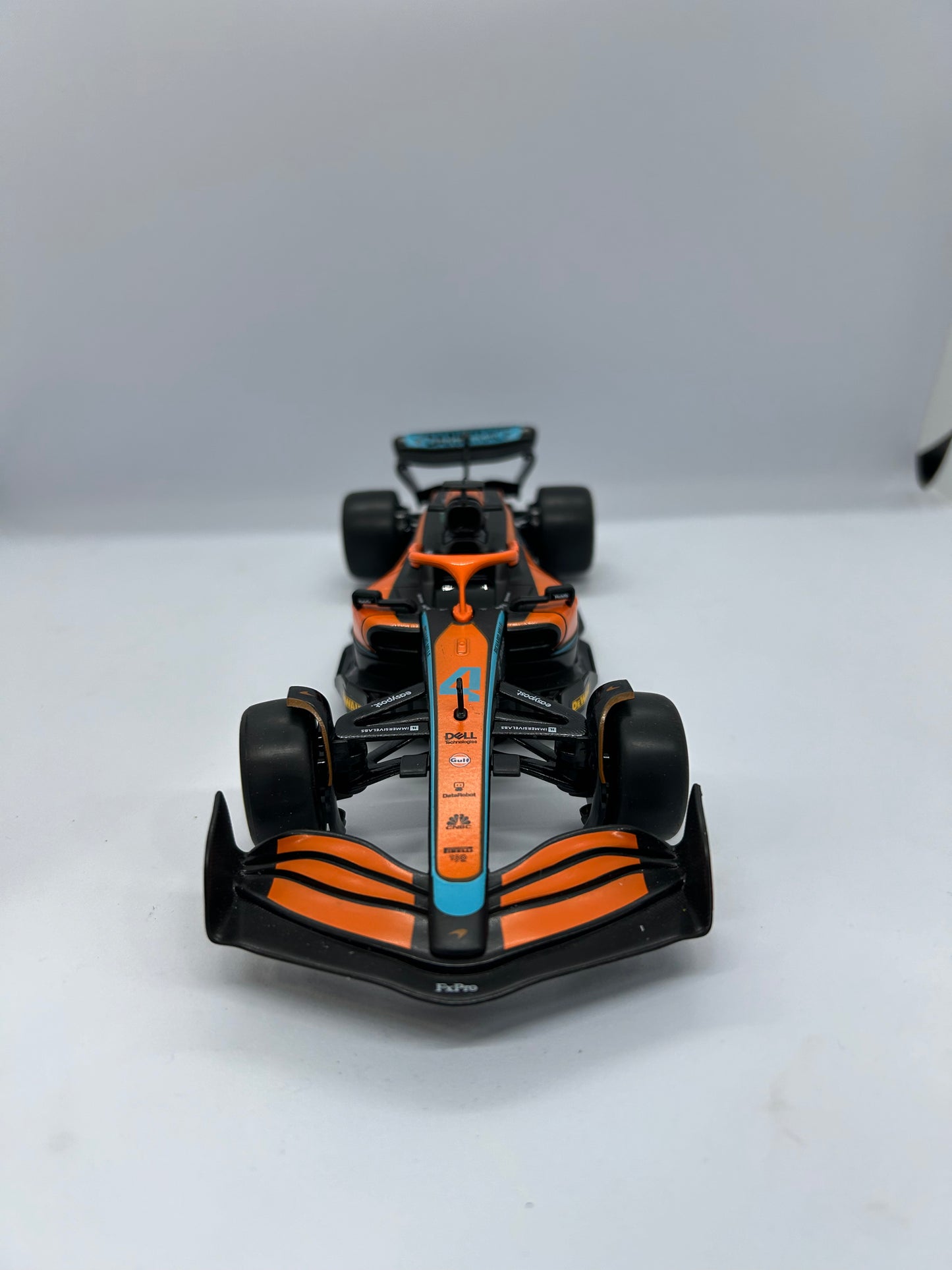 Rastar 1/24 Scale 56800 - MCL36 2022 Emilia Romagna GP - Orange/Blue/Black