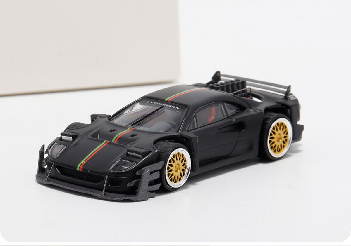 Autobots 1/64 Scale Ferrari F40 Yasid Concept Black DieCast Car Model Toy Gift