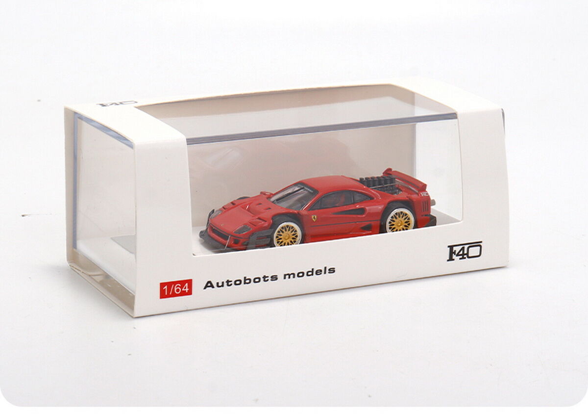 Autobots 1/64 Scale Ferrari F40 Yasid Concept Red DieCast Car Model Toy Gift