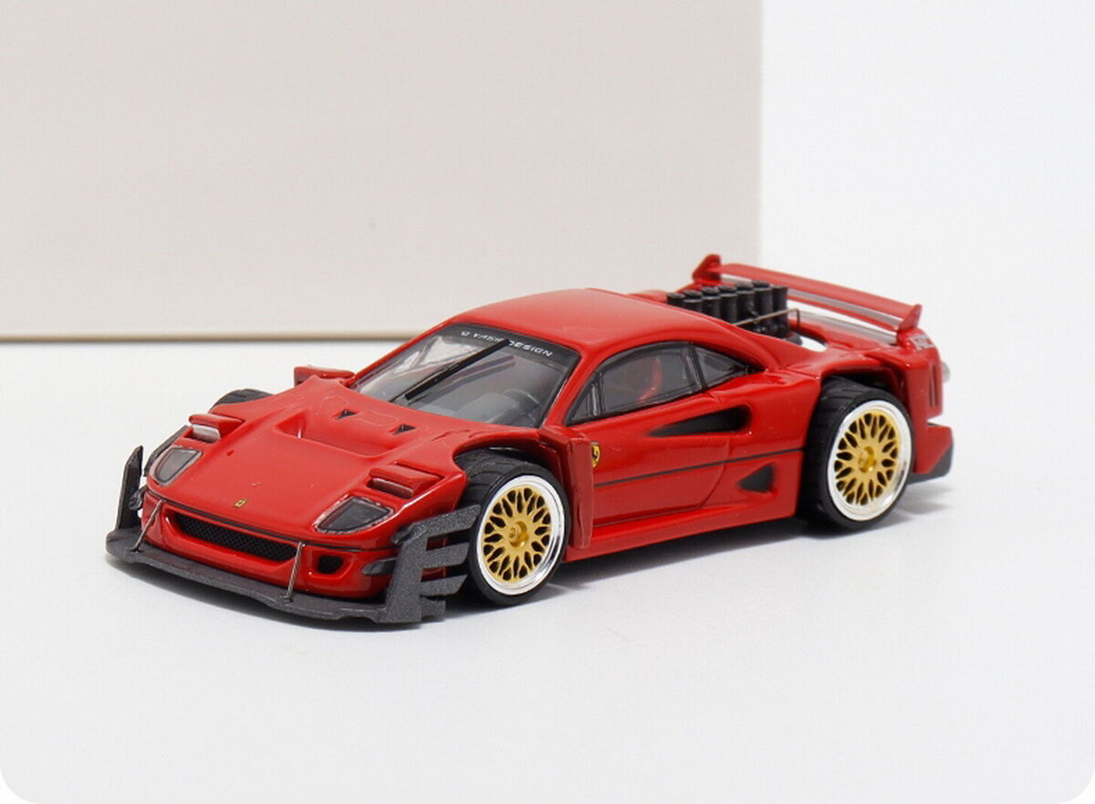 Autobots 1/64 Scale Ferrari F40 Yasid Concept Red DieCast Car Model Toy Gift