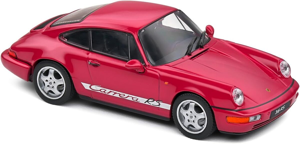 Solido: Porsche 964 RS Red 1992 Die-Cast Scale Model (1:43)