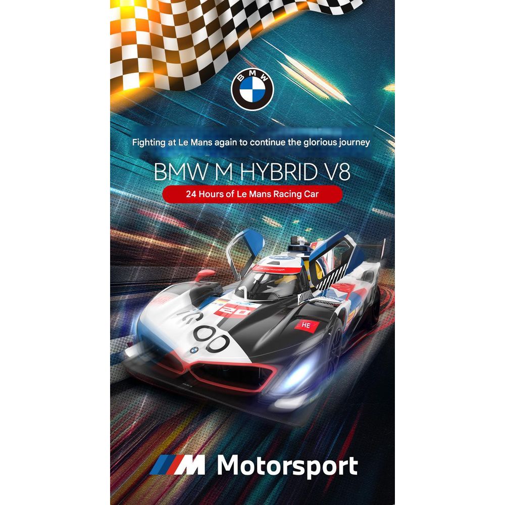 RASTAR Remote Control Car 1/14 Scale BMW M Hybrid V8