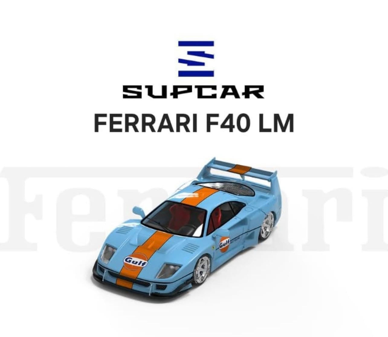 Supcar 1:64 Scale Diecast Ferrari F40 Limited Edition
