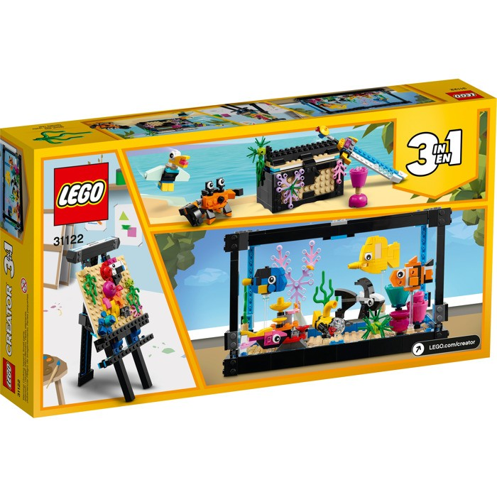 LEGO Creator 3in1 Fish Tank 31122 Building Kit (352 Pieces)