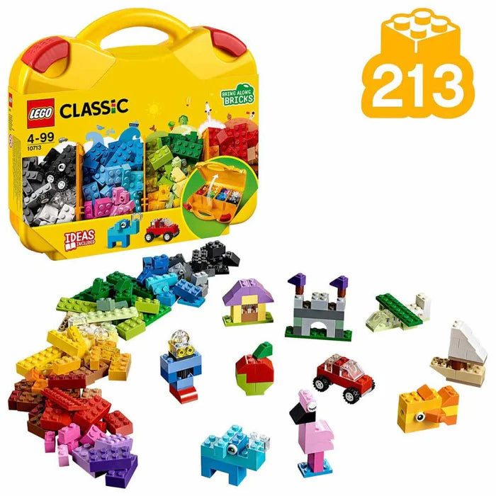 LEGO Classic Creative Suitcase Building Blocks (213 Pcs) 10713, 4Y+