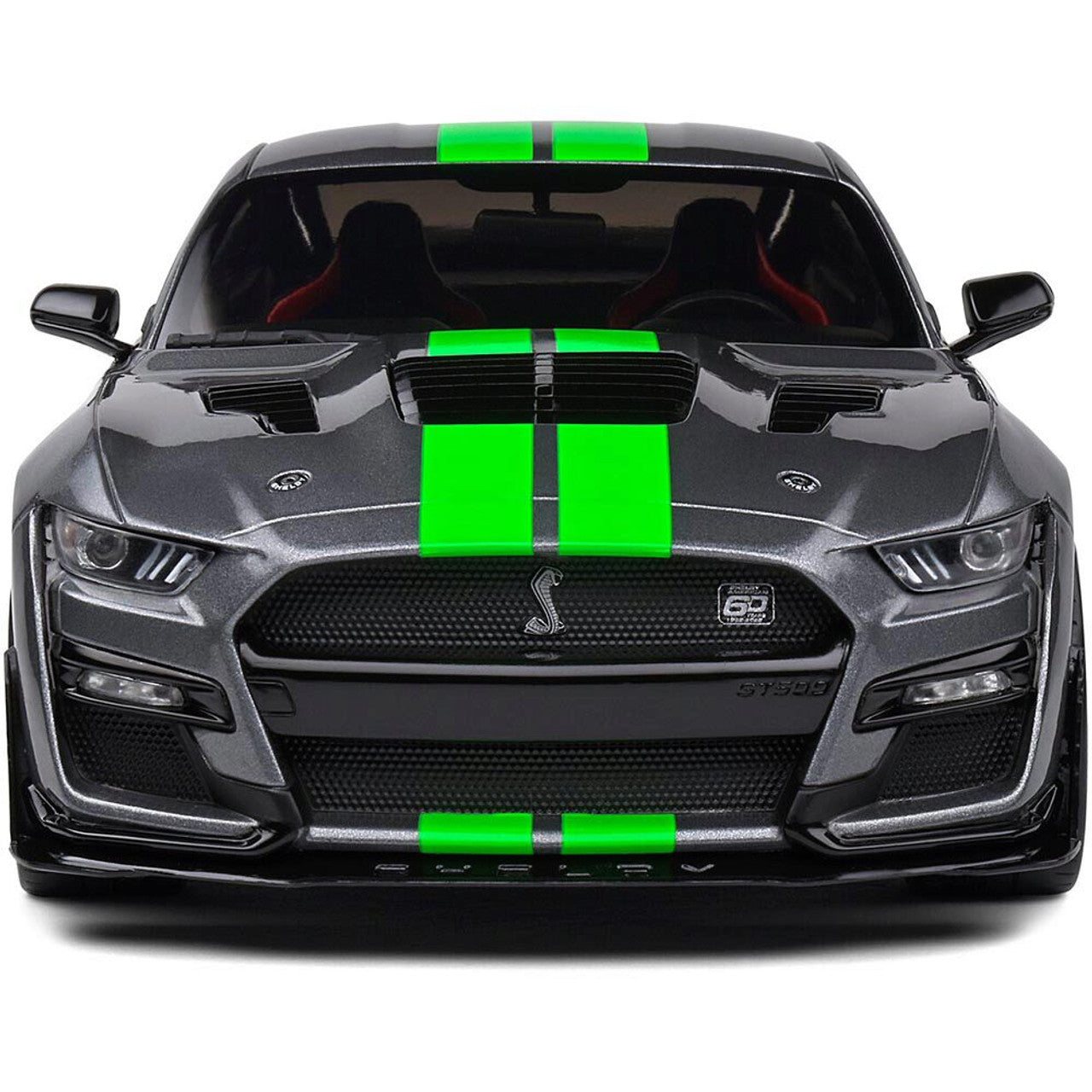 2020 Ford Mustang G.T. 500 Grey 1:18 Scale Diecast Model Car