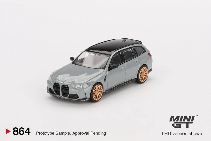 MINI GT - BMW M3 Competition Touring Brooklyn Gray - Scale 1/64