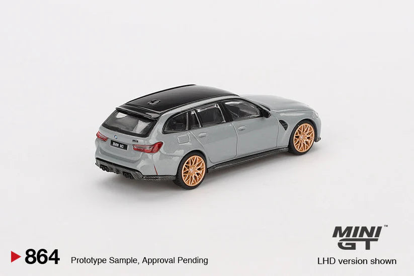 MINI GT - BMW M3 Competition Touring Brooklyn Gray - Scale 1/64