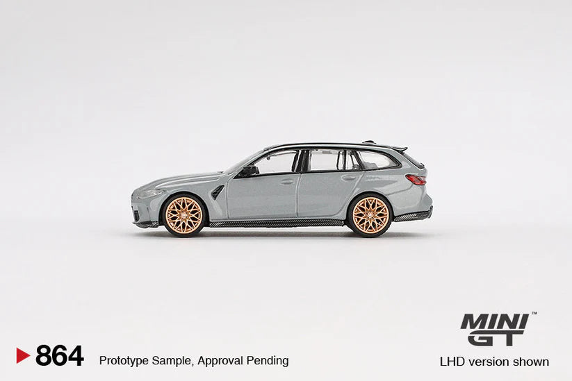 MINI GT - BMW M3 Competition Touring Brooklyn Gray - Scale 1/64
