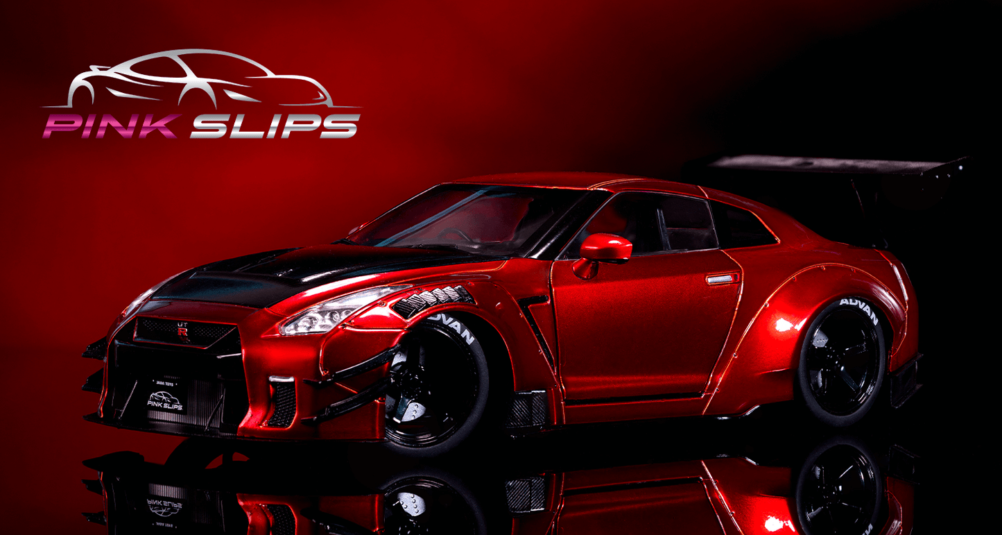 Pink Slips Nissan GT-R (R35) Liberty Walk, 1:18 Scale Vehicle