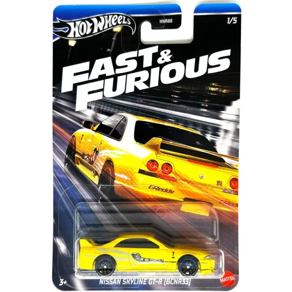 Hot Wheels : Fast And Furious – Nissan Skyline GT-R (BCNR33)