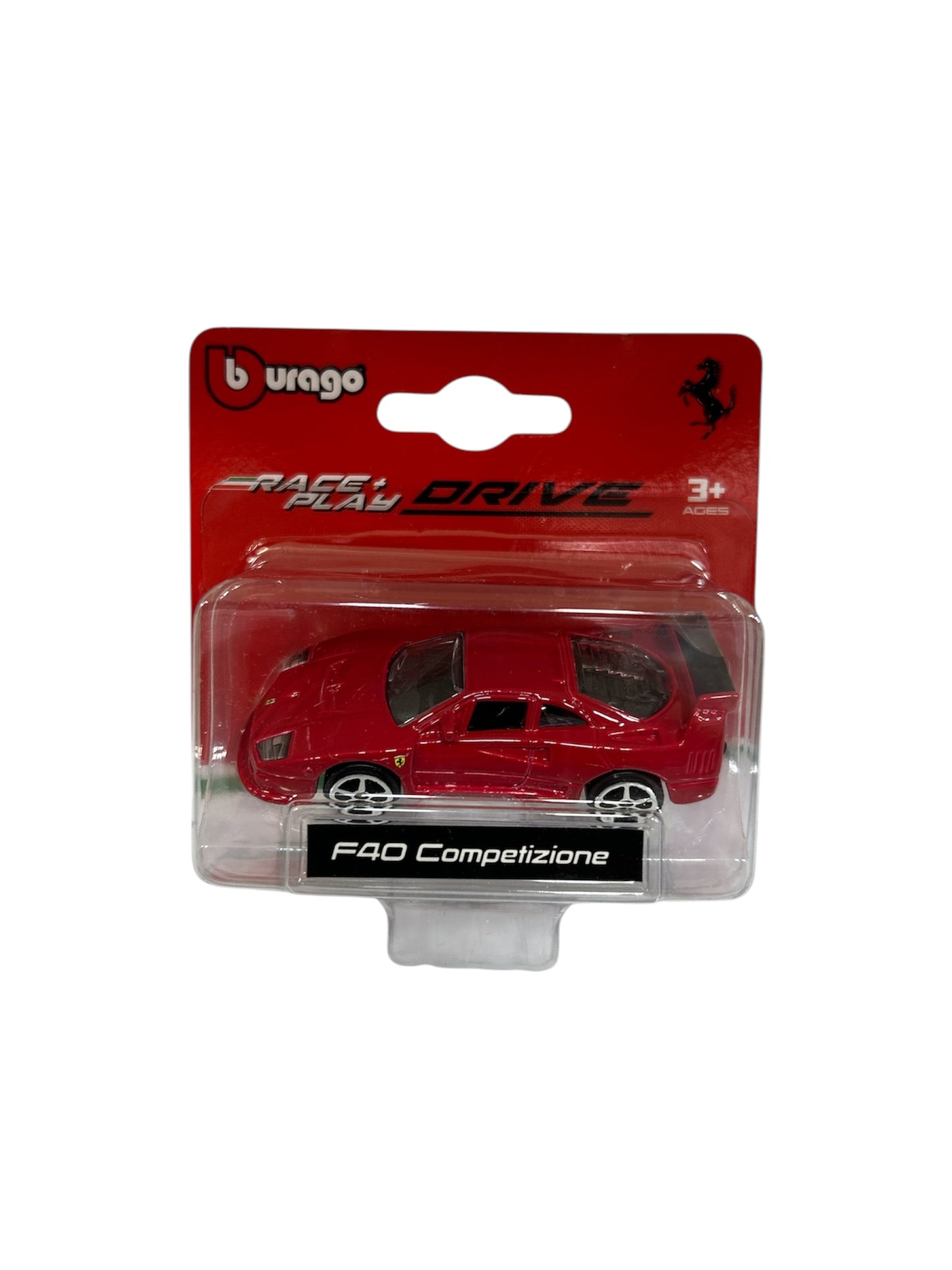Burago- Ferrari Race & Play Drive Ferrari F40 Competizione