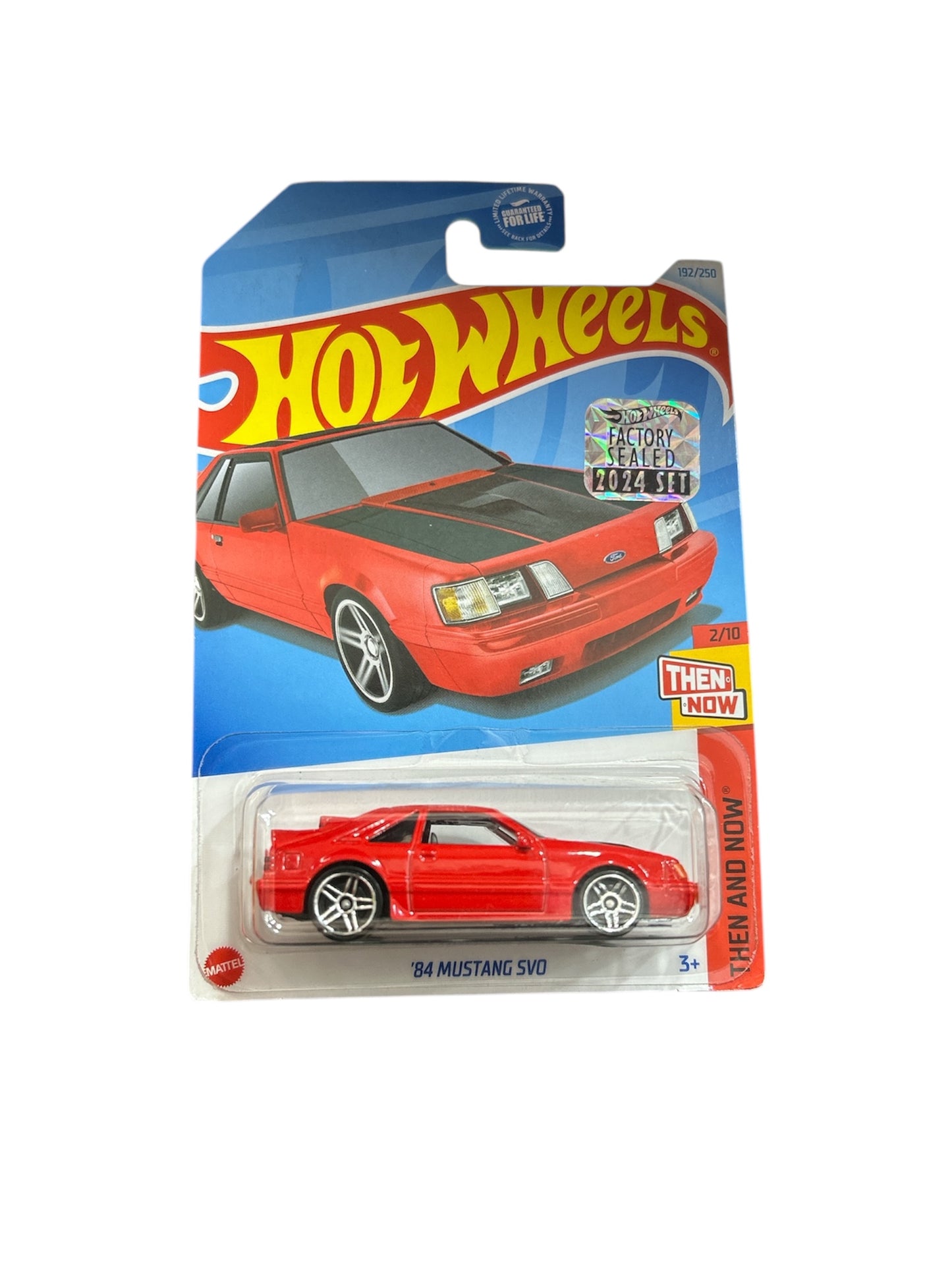 2024 Hot Wheels 192/250 HTC66 '84 Mustang SVO, Then and Now 2/10
