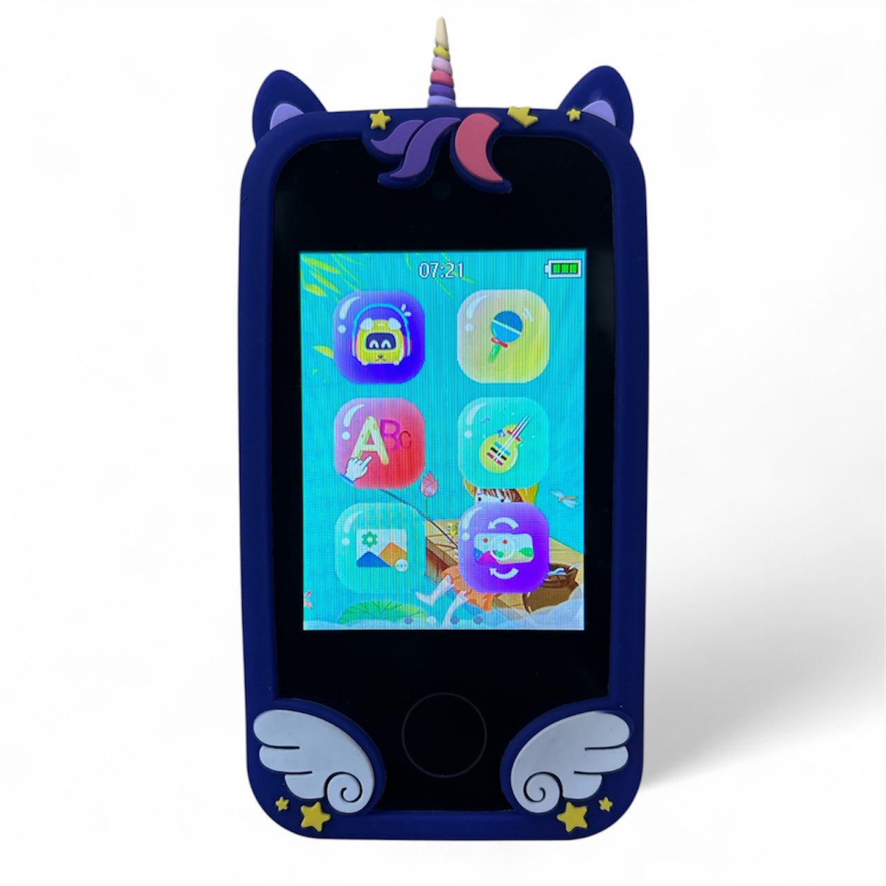 Kids Smart Phone for Girls and Boys, Festival Birthday Gifts for Girls Boys Age 3-10 Kids Toys Cell Phone, 2.8" Touchscreen Learning Play Toy Phone with Dual Camera, Game, Music Player (Pink) (Blue)