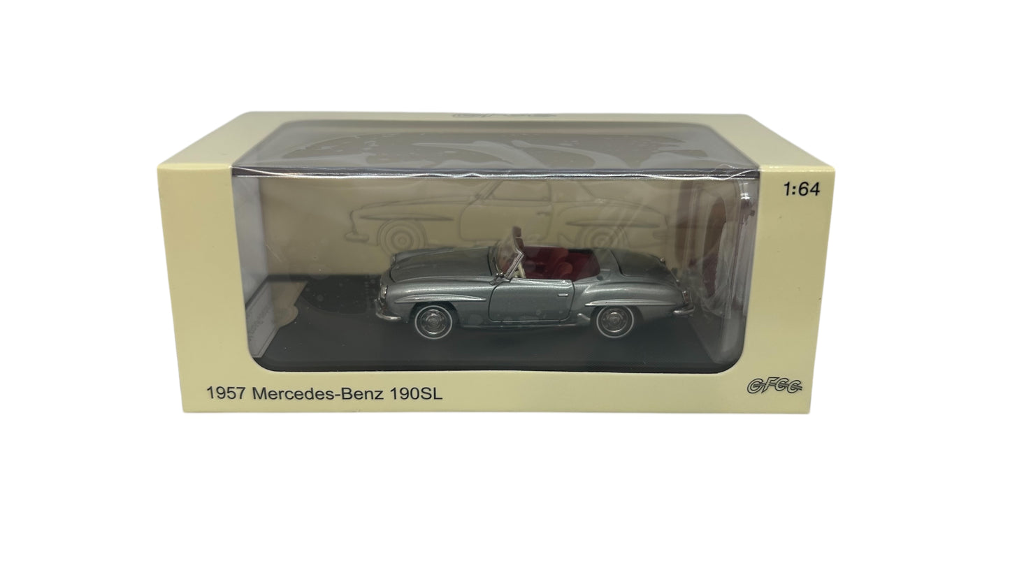 GFCC 1/64 Scale Mercedes-Benz 190 SL 1957 Grey Diecast Car Limited Edition 499