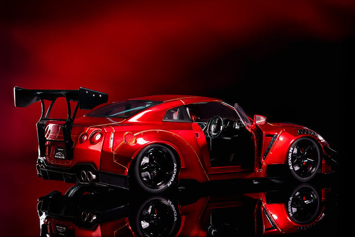 Pink Slips Nissan GT-R (R35) Liberty Walk, 1:18 Scale Vehicle