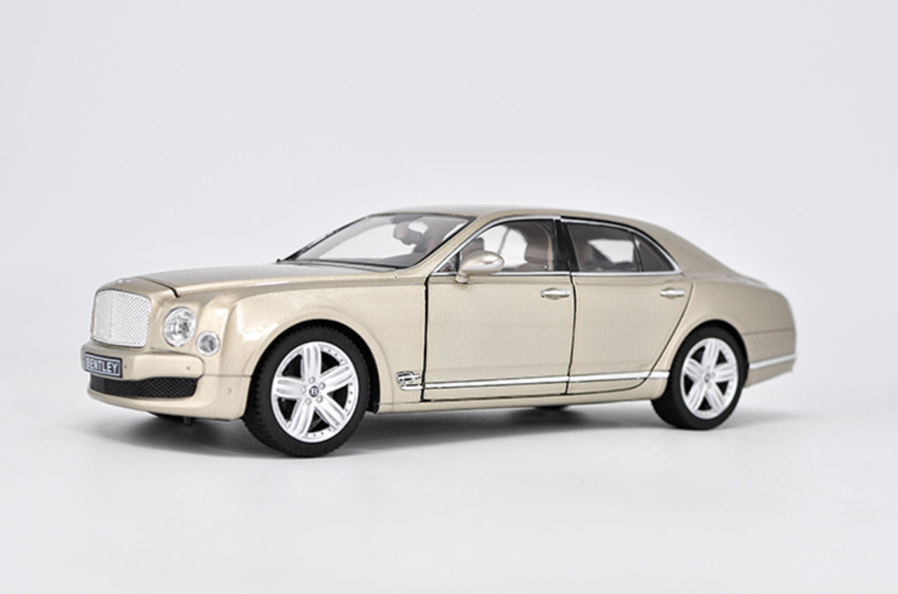 1/18 Rastar Bentley Mulsanne (Champagne) Diecast Car Model