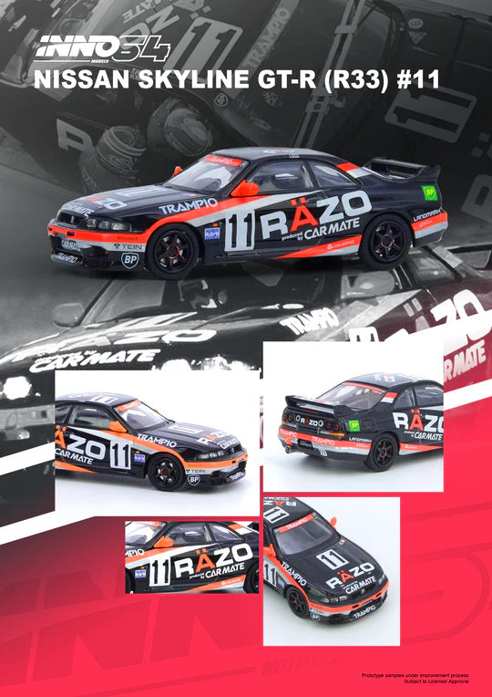 INNO64 1:64 Nissan Skyline GT-R R33 LM Limited