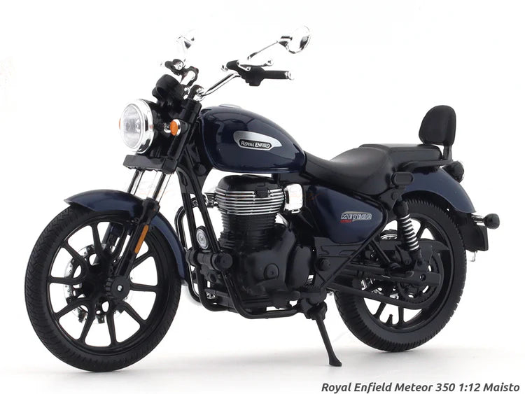 Maisto Royal Enfield Meteor 350 Stellar Blue 1:12