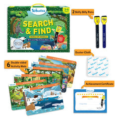 Search & Find Animals | Reusable Activity Mats