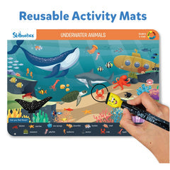 Search & Find Animals | Reusable Activity Mats